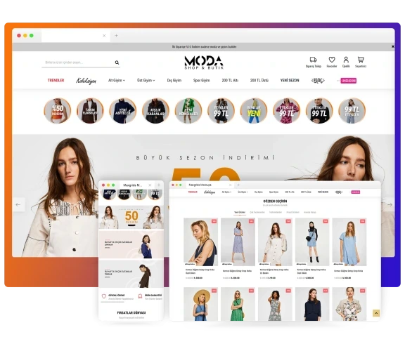 Start e-commerce with your own website!